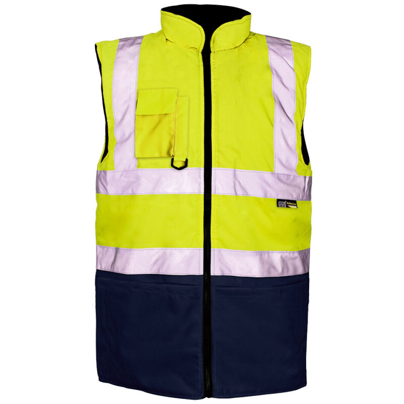 Supertouch Yellow/Navy 2 Tone Bodywarmer