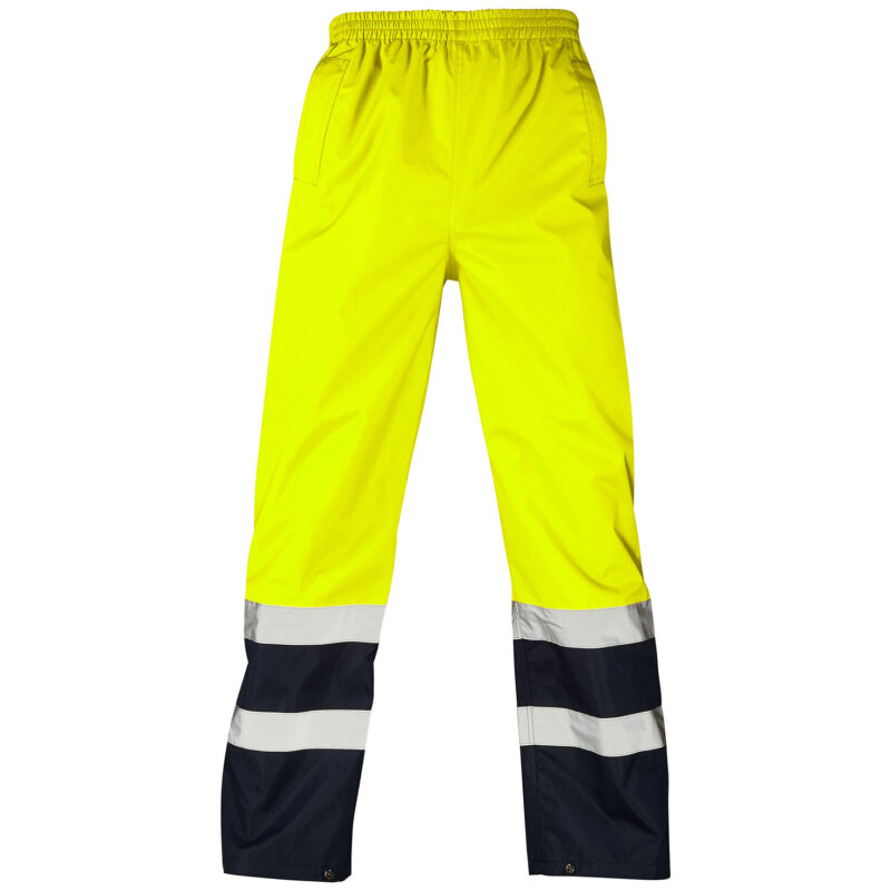 Supertouch Hi Vis Yellow 2 Tone Overtrousers