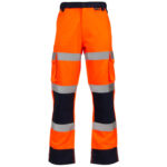 Supertouch Hi-Vis 2 Tone Orange Combat Trousers