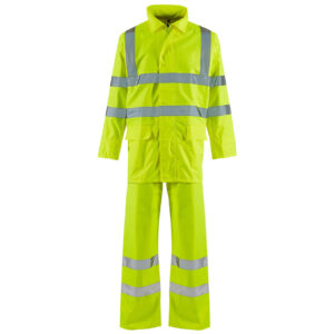 Supertouch Hi-Vis Yellow Lite Rainsuit