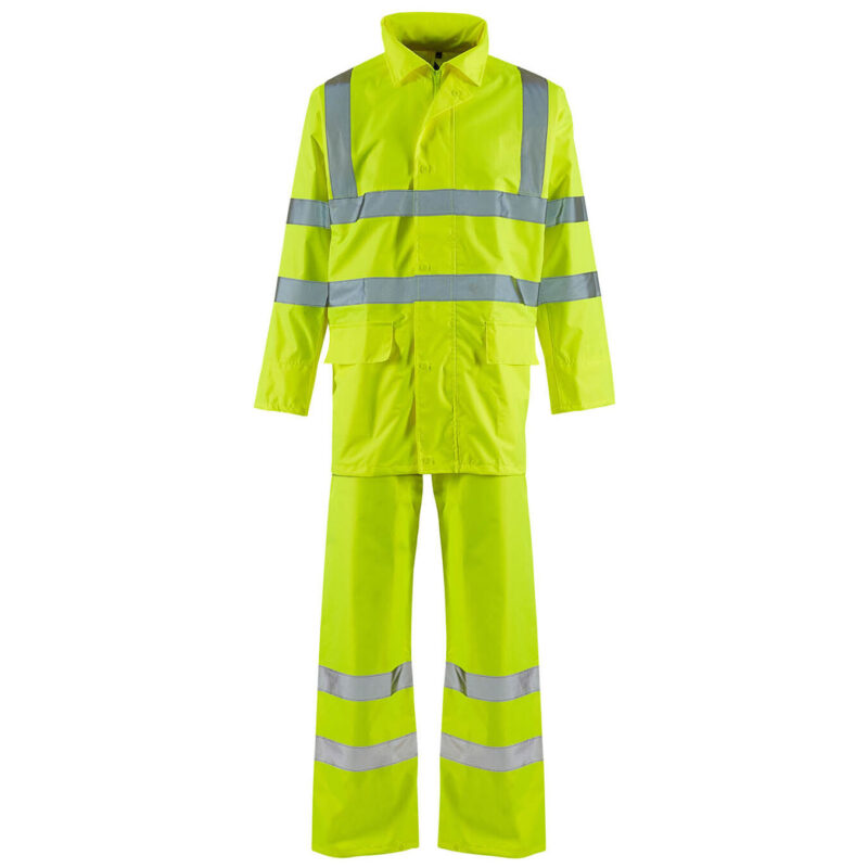 Supertouch Hi-Vis Yellow Lite Rainsuit