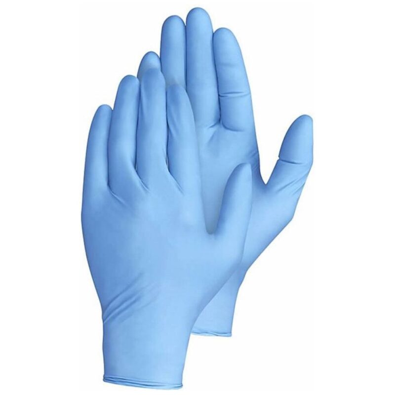 Economy Blue Nitrile Disposable Gloves - Food Grade - Powder Free