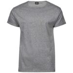 Tee Jays Men's Roll-Up Tee - Heather Grey