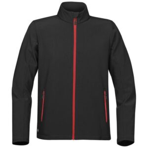 Stormtech Men's Orbiter Softshell - Black/Bright Red