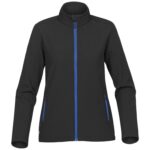 Stormtech Women's Orbiter Softshell - Black/Azure Blue