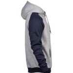 Tee Jays Men's Two-Tone Hooded Sweatshirt