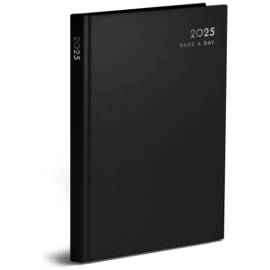 U. 2025 A4 Hardback Page a Day Half Page Weekends Diary