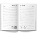 U. 2025 A5 Hardback Page a Day Diary